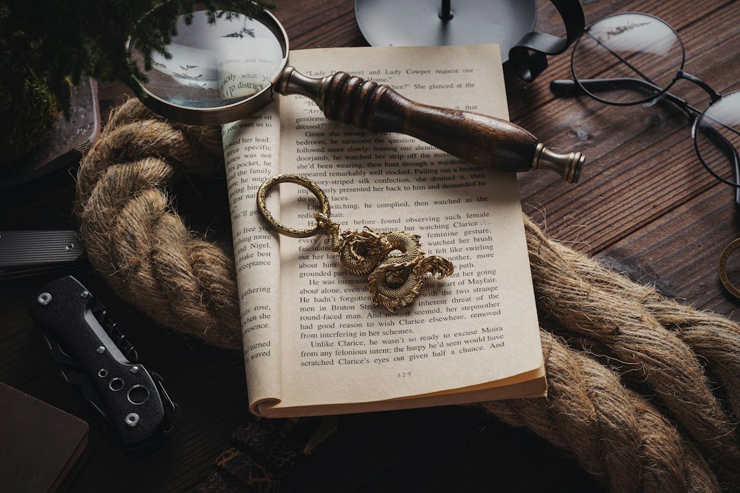 open mystery novel